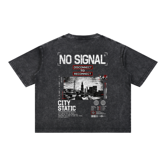 Mineral Wash Boxy Cotton T-Shirt