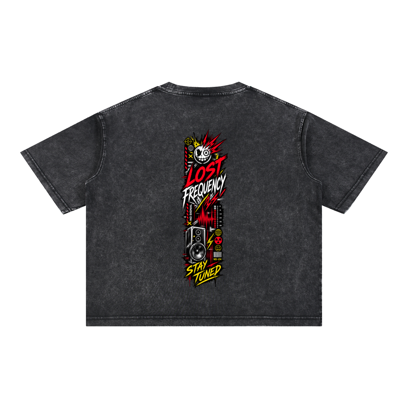 Mineral Wash Boxy Cotton T-Shirt