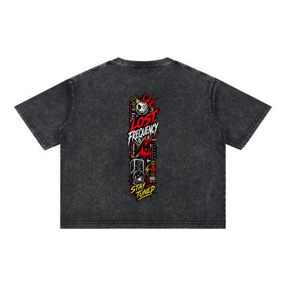Mineral Wash Boxy Cotton T-Shirt