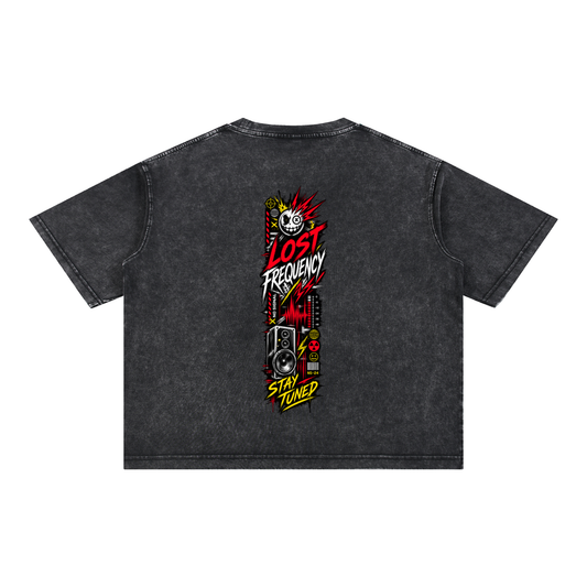 Mineral Wash Boxy Cotton T-Shirt