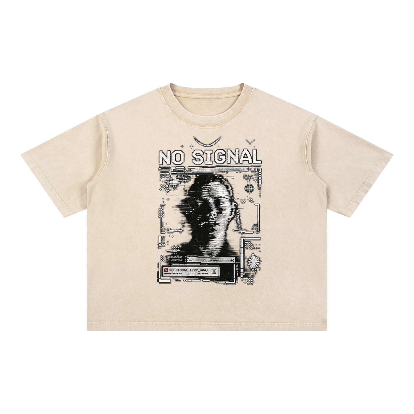 Mineral Wash Boxy Cotton T-Shirt