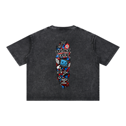 Mineral Wash Boxy Cotton T-Shirt