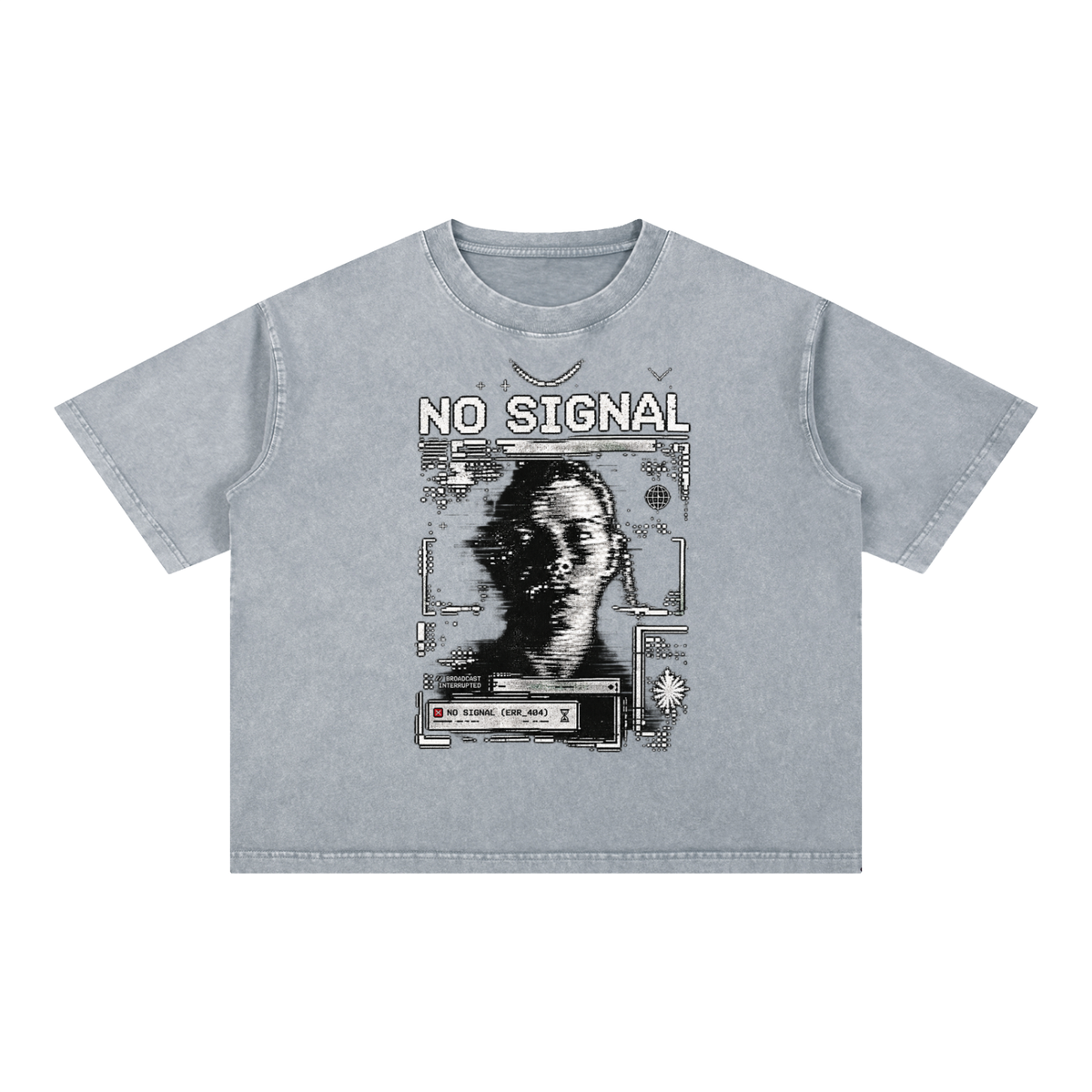 Mineral Wash Boxy Cotton T-Shirt