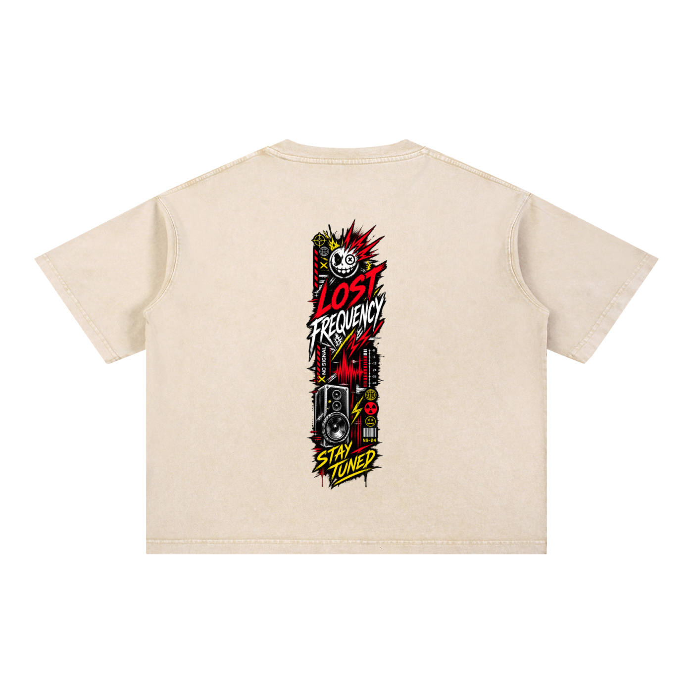 Mineral Wash Boxy Cotton T-Shirt