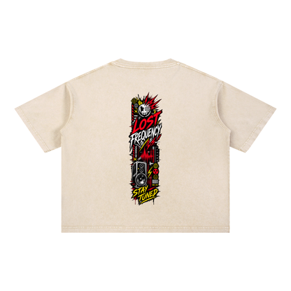 Mineral Wash Boxy Cotton T-Shirt