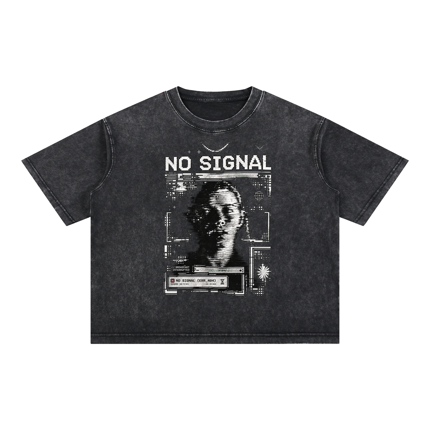 Mineral Wash Boxy Cotton T-Shirt