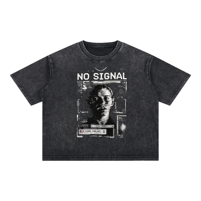 Mineral Wash Boxy Cotton T-Shirt